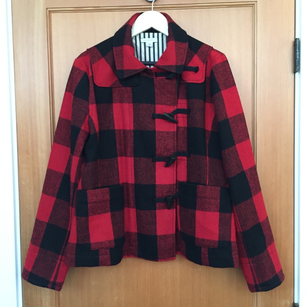 Garnet Hill toggle pea coat, sz 10